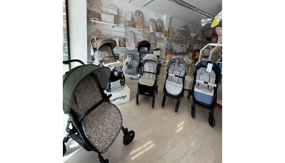 El segmento de coches y sillas de paseo cuenta con una superficie representativa de la tienda