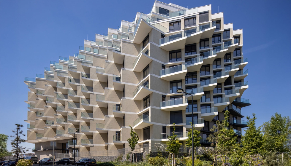 El edificio Hagibor Gamma ubicado en Praga, integra una arquitectura de car�cter contempor�neo y un dise�o innovador...