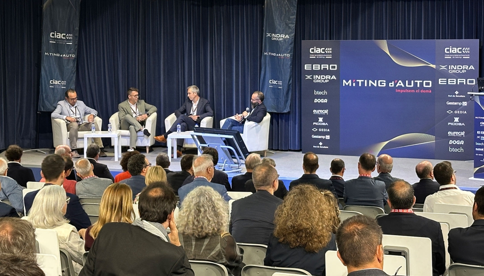 Daniel Asensio, CEO de Btech; Josep Maria �lvarez, ADAS Engineering Director de Ficosa; y Antoni Carrera, director de Gestamp Abrera...
