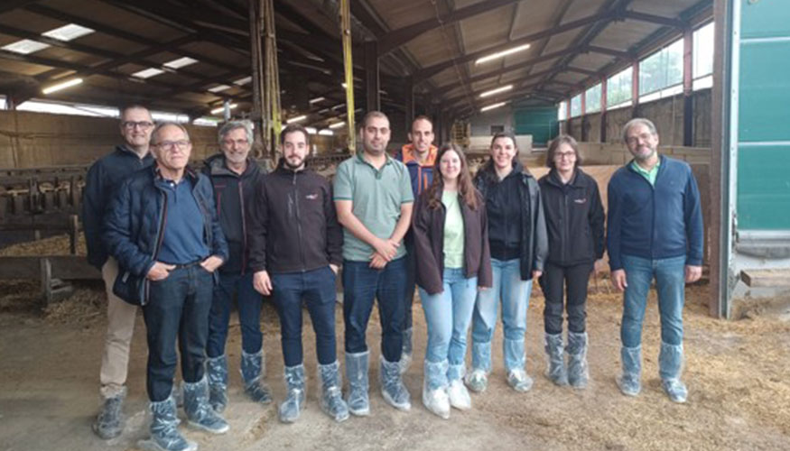 Equipo del proyecto Fresheep&Goat, durante la reuni�n inicial celebrada los d�as 2 y 3 de junio en Saint-Palais (Francia)...