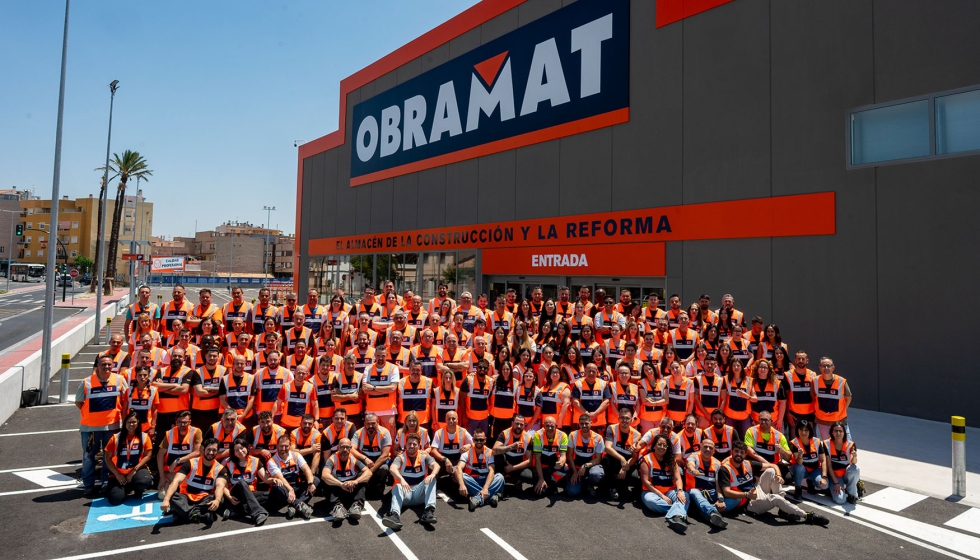 Obramat Murcia Norte (Churra) cuenta con m�s de 130 colaboradores/as, la mayor�a de ellos residentes de la Regi�n