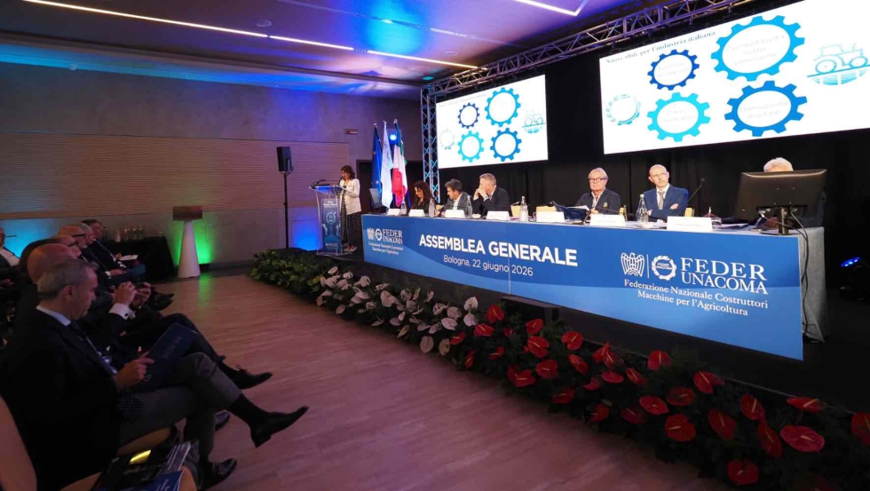 Asamblea anual de FederUnacoma, celebrada en Varignana (Bolonia)