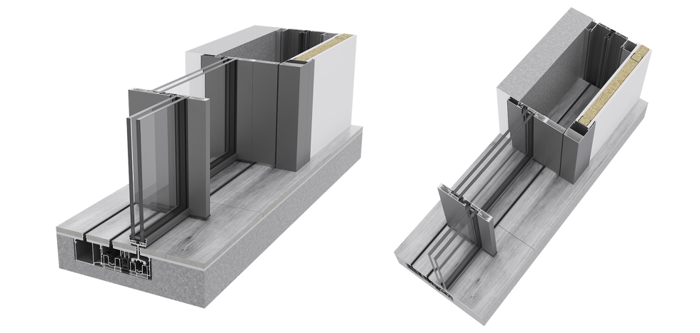 Detalhes da configura��o galandage da CRS-140. � Exlabesa Building Systems