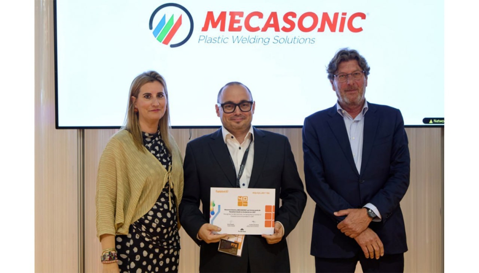 Fabrizio Di Manno, director de Mecasonic recogi�, en representaci�n de Mecasonic Espa�a...