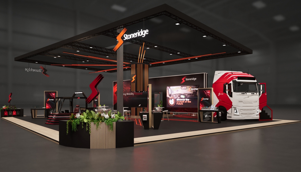 As� ser� el stande que Stoneridge mostrar� en la IAA Transportation 2026..