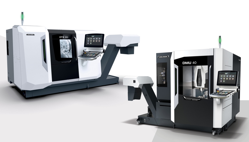 Las m�quinas de competici�n, CTX 350 V4 y DMU 40 Plus, son tambi�n las utilizadas en las sesiones de formaci�n preparatoria...