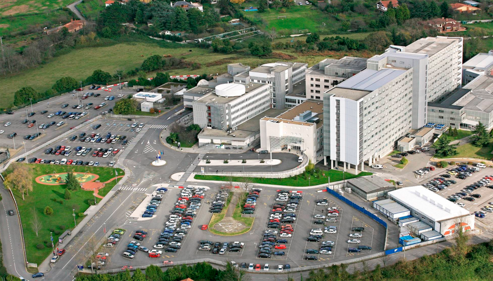 Foto a�rea del Hospital Universitario de Cabue�es. Autor: Hospital Universitario de Cabue�es. Fuente: Wikimedia Commons. Licencia: CC BY-SA 4.0...