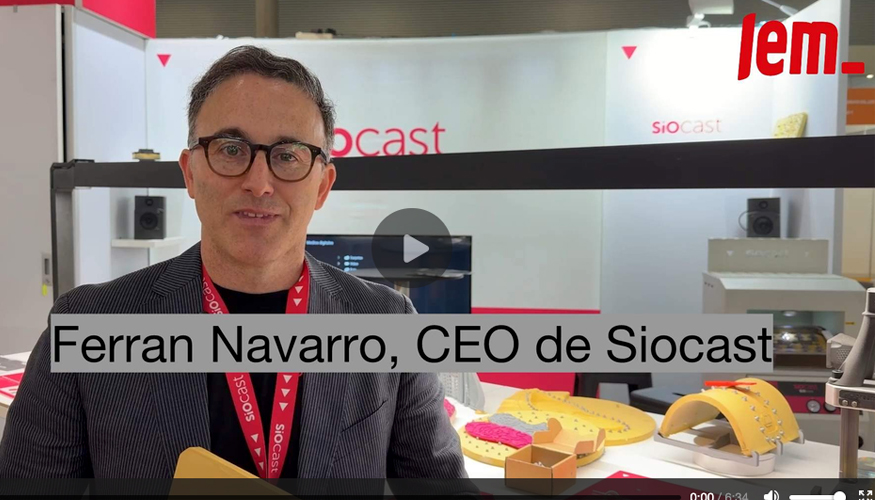 Ferran Navarro, CEO de Siocast, present� en Equiplast 2026 la nueva tecnolog�a de moldes flexibles de silicona para inyecci�n de pl�sticos...