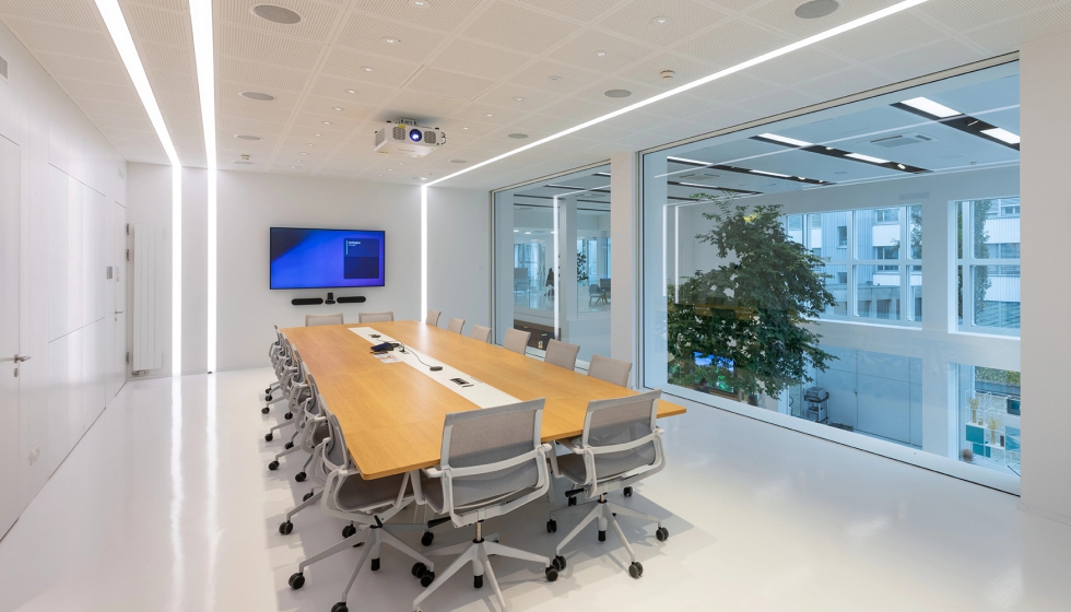 En la modernizaci�n del customer centre de B�hler AG, con una superficie de 2...