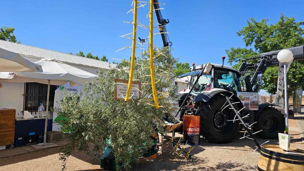 Menci�n especial al sistema orbital de recolecci�n de aceituna desarrollado por el agricultor Jos� Ram�n Arias, de Moral de Calatrava...