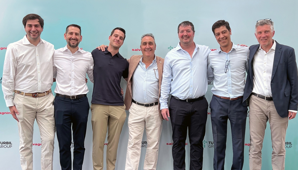 Direcci�n de Turbil y Salvagnini de izq. a dcha...