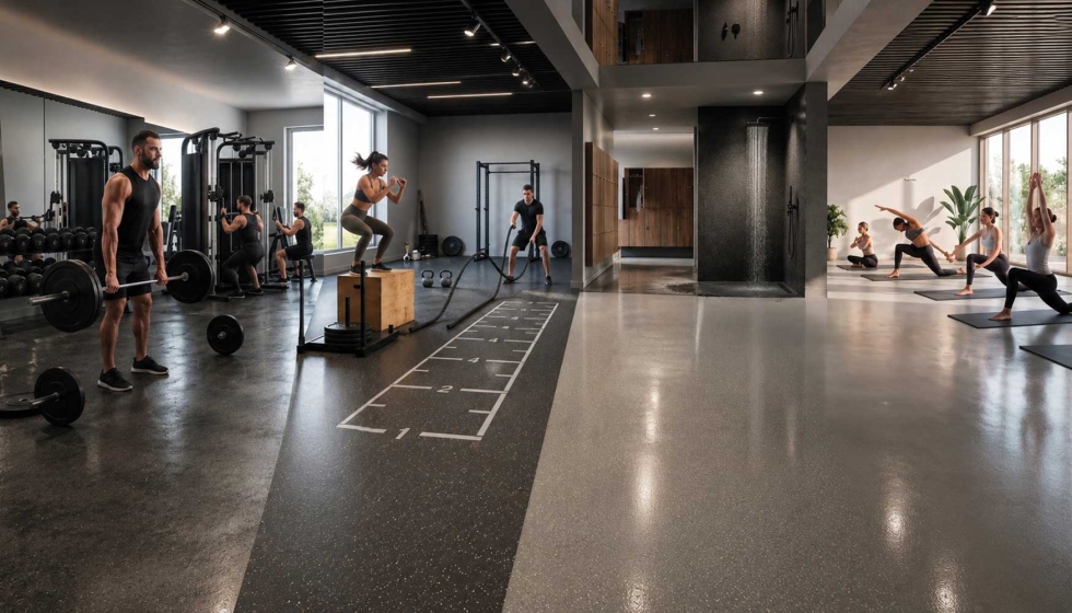 Molins destaca que una correcta elecci�n del pavimento en instalaciones deportivas aporta un acabado cuidado y funcional...