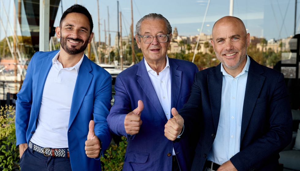 De izq.a der.: Josep Antoni Llopart, director del sal�n; Luis Conde, presidente del sal�n; Jordi Carrasco, director general de ANEN...