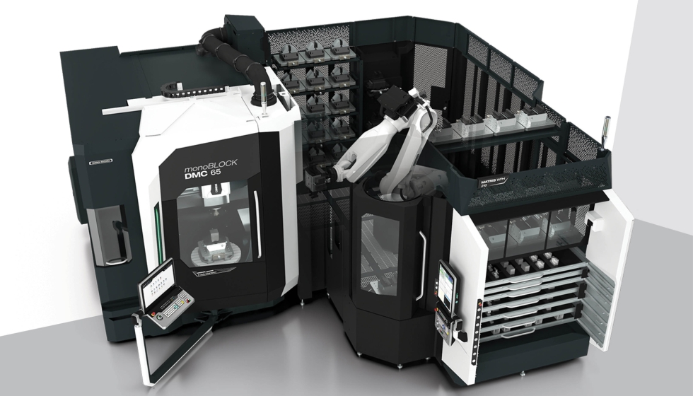El Matris WPH de DMG MORI est� dise�ado para manejar tanto piezas de trabajo como pal�s
