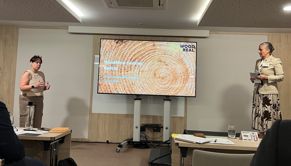 Cathy Danzer present� las iniciativas de Wood4Real para reforzar la correcta identificaci�n de los productos de madera y combatir las pr�cticas de...