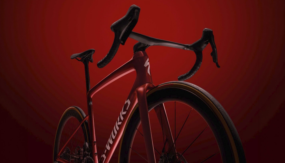 La nueva S-Works Tarmac SL9 incorpora un redise�o integral del cuadro para mejorar la aerodin�mica...