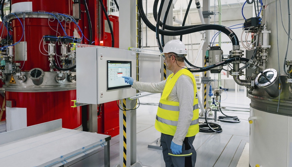 Vista de las instalaciones productivas de la nueva planta de Wacker en Karlovy Vary...
