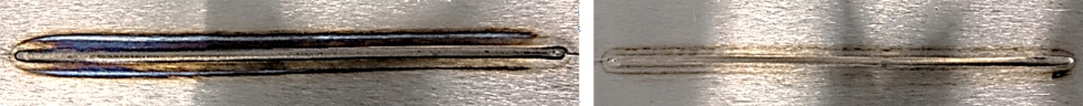 Ilustraci�n 3. Cord�n n.1 y su ra�z, soldadura realizada con aporte de hilo