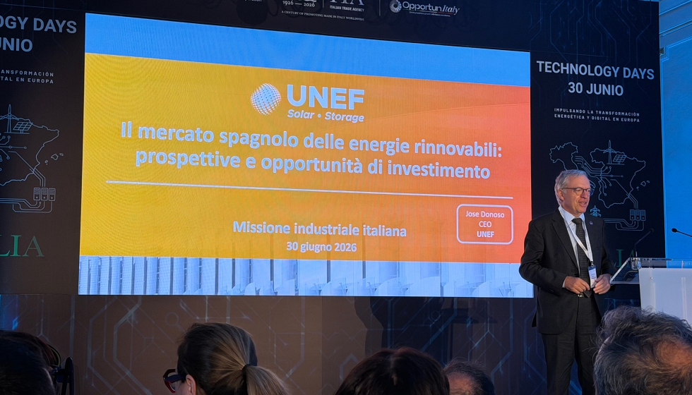 Jos� Donoso, CEO de UNEF durante su presentaci�n