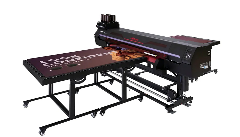 La impresora h�brida UV UJ330H-160 fue uno de los principales lanzamientos de Mimaki...