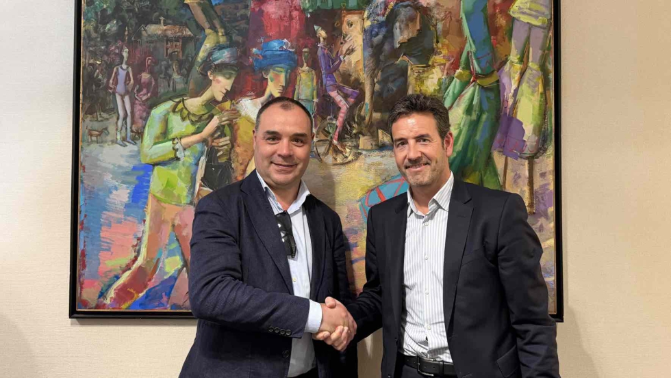 David Becoechea, director gerente en NH Beco, y Lander Guibelalde, CEO de HINE Group