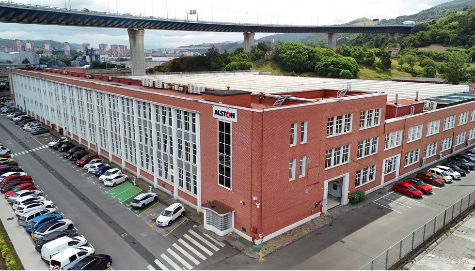 Centro industrial de Alstom en Tr�paga, Bizkaia