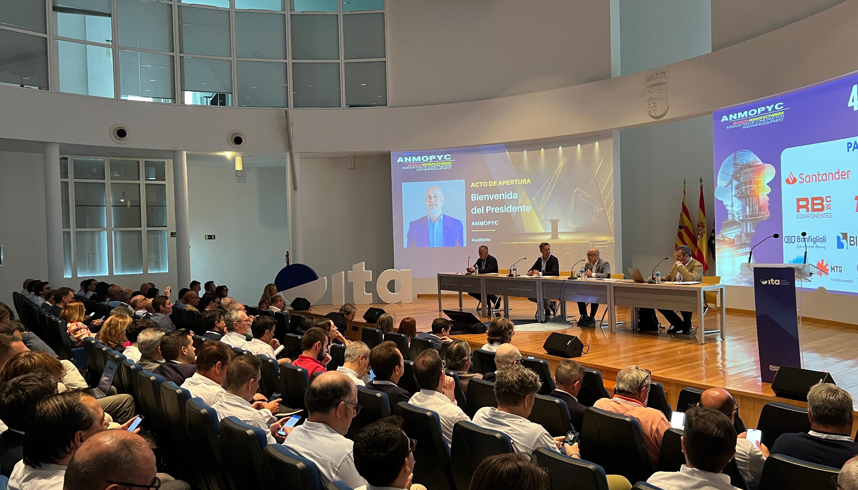 El Auditorio del Instituto Tecnol�gico de Arag�n (ITA) volvi� a acoger la Asamblea General de Anmopyc