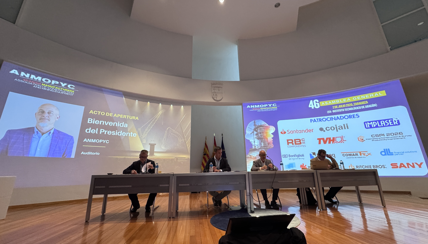 Acto de apertura de la 46� Asamblea General de Anmopyc