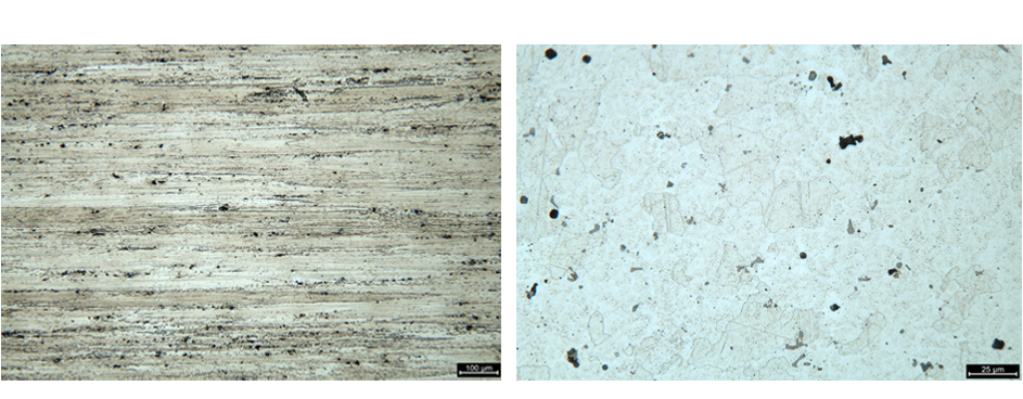 Figura 3: Microestrutura do material E observada ao microsc�pio �tico...