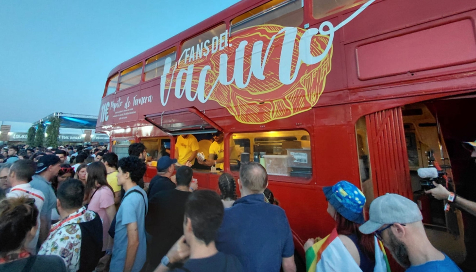 Foodtruck de Provacuno en una edici�n anterior de Mad Cool