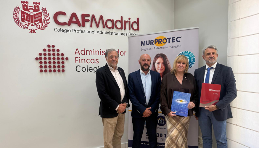 Acuerdo entre Murprotec y CAF Madrid para reforzar la gesti�n de humedades en comunidades de propietarios