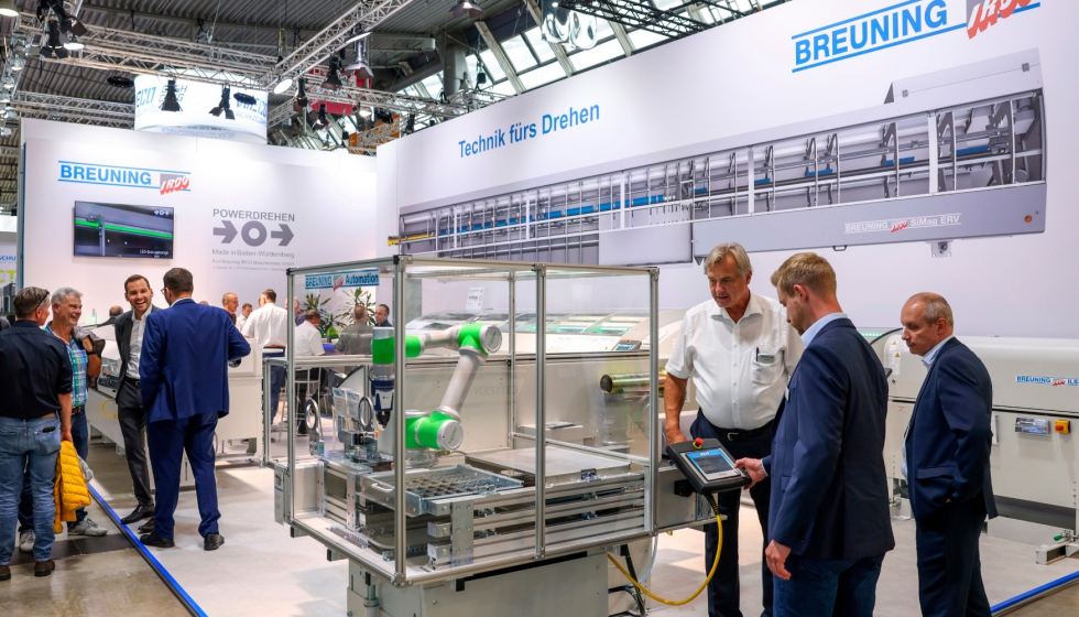 Soluci�n de automatizaci�n para el mecanizado de metales en AMB 2024. Foto: Messe Stuttgart