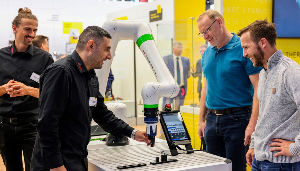 En AMB 2026 volver�n a poder verse demostraciones en directo de soluciones de rob�tica colaborativa. Foto: Messe Stuttgart...
