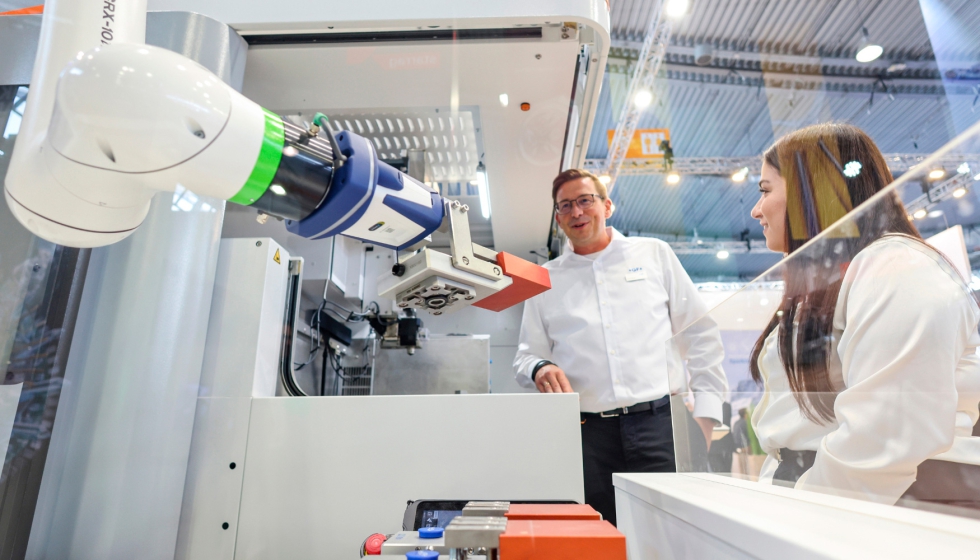 Aplicaci�n rob�tica en acci�n en AMB 2024. Foto: Messe Stuttgart