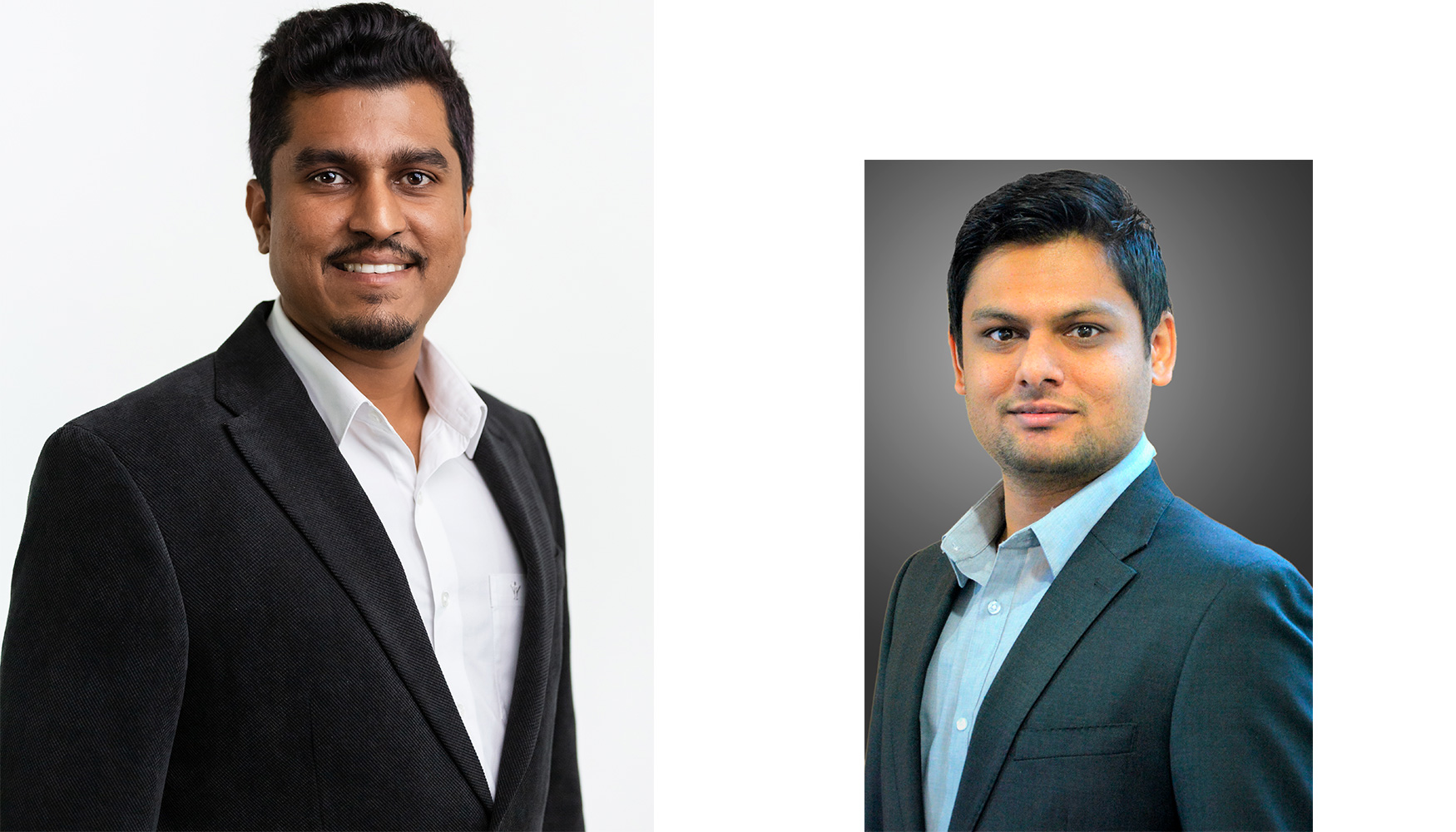 Adithya Madanahalli (izq.) y Ninad Mehta