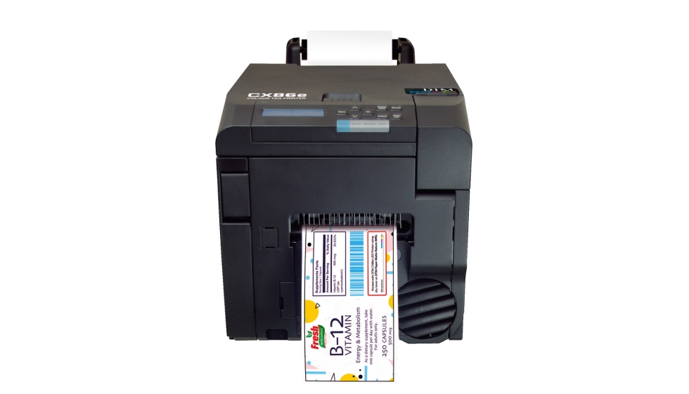 La impresora DTM CX86e permite producir etiquetas en color con informaci�n variable y actualizaciones r�pidas para cumplir con los requisitos de...