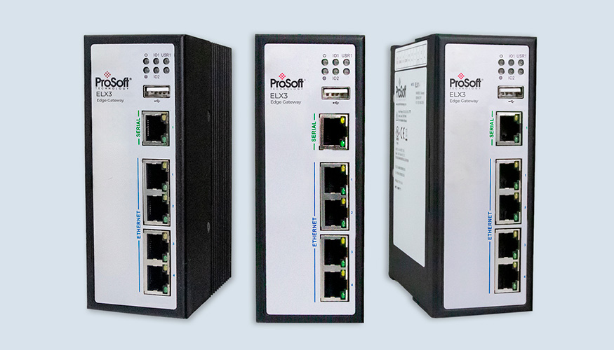 ProSoft Technology ELX3 ProLinx Edge Gateway integra la conversi�n de protocolos OT y la ejecuci�n de aplicaciones edge mediante contenedores Docker...