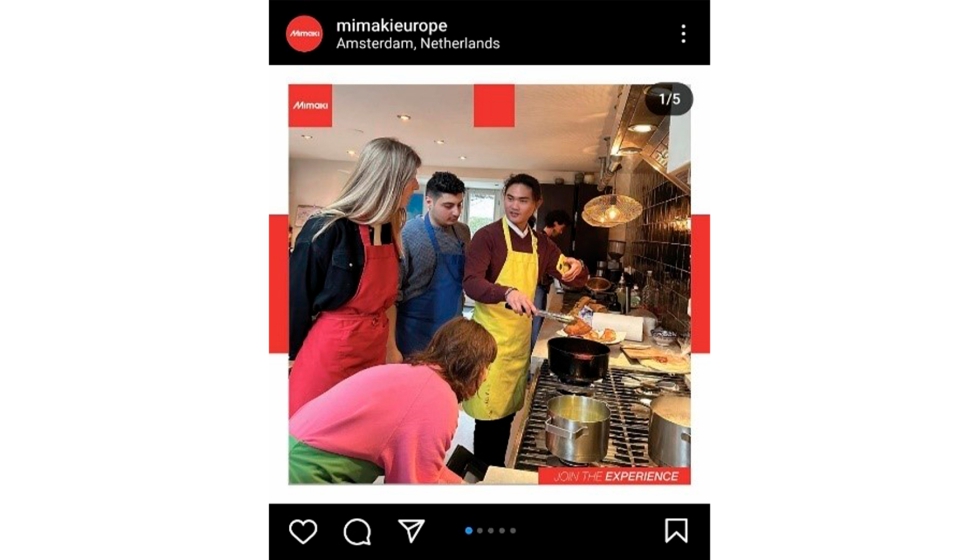 Instagram ha sido un recurso inestimable para Mimaki, ya que ha conseguido m�s de 17...