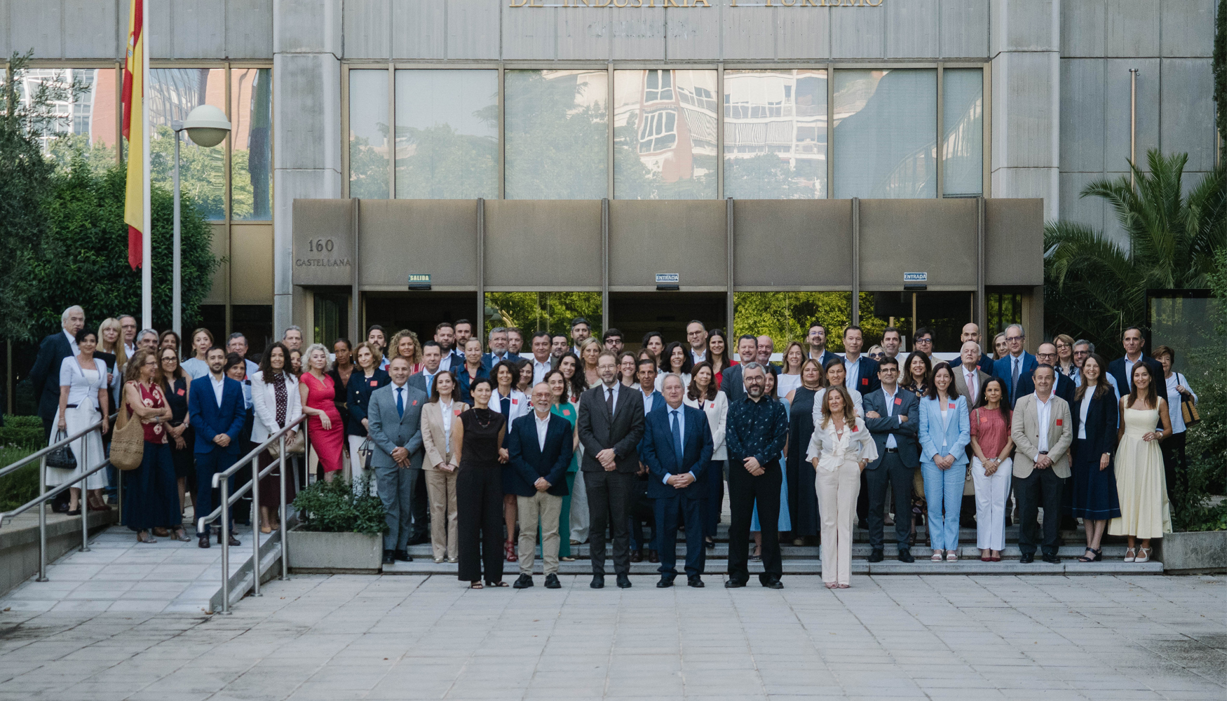 Participantes en el acto organizado por el Ministerio de Industria