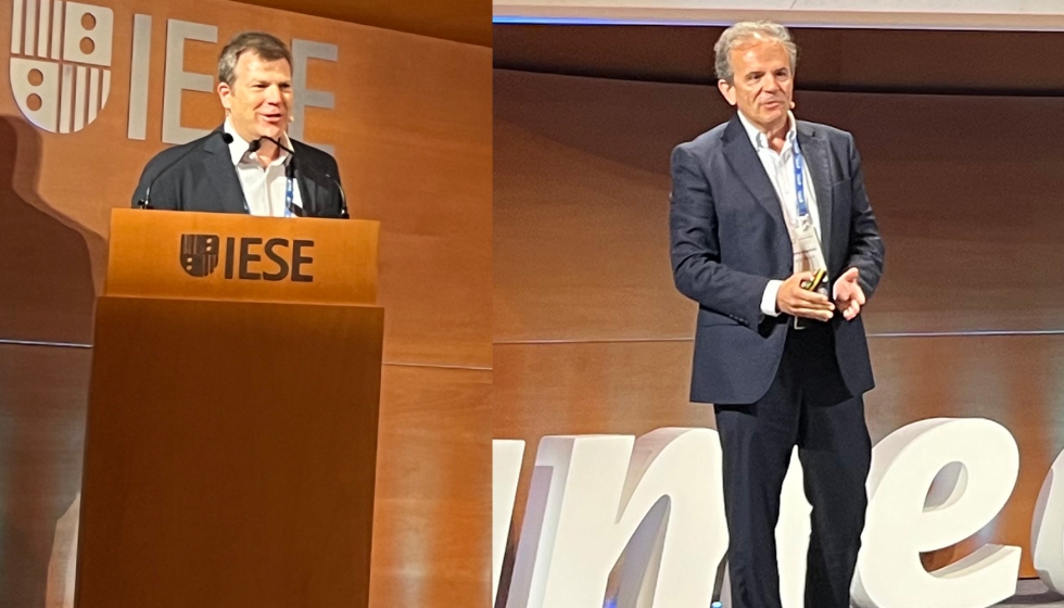 Esteban Bretcha, CEO de Simon, y Albert Magrans, CEO de Roca Group...