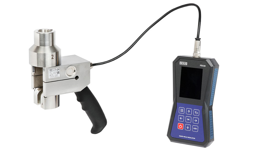 Kit de prueba para polipastos de cadena FRKPS de WIKA con un nuevo indicador port�til