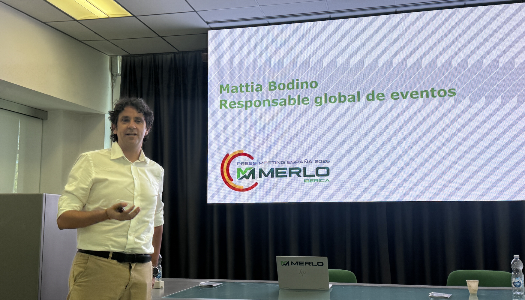 Mattia Bodino, responsable global de Eventos en Merlo