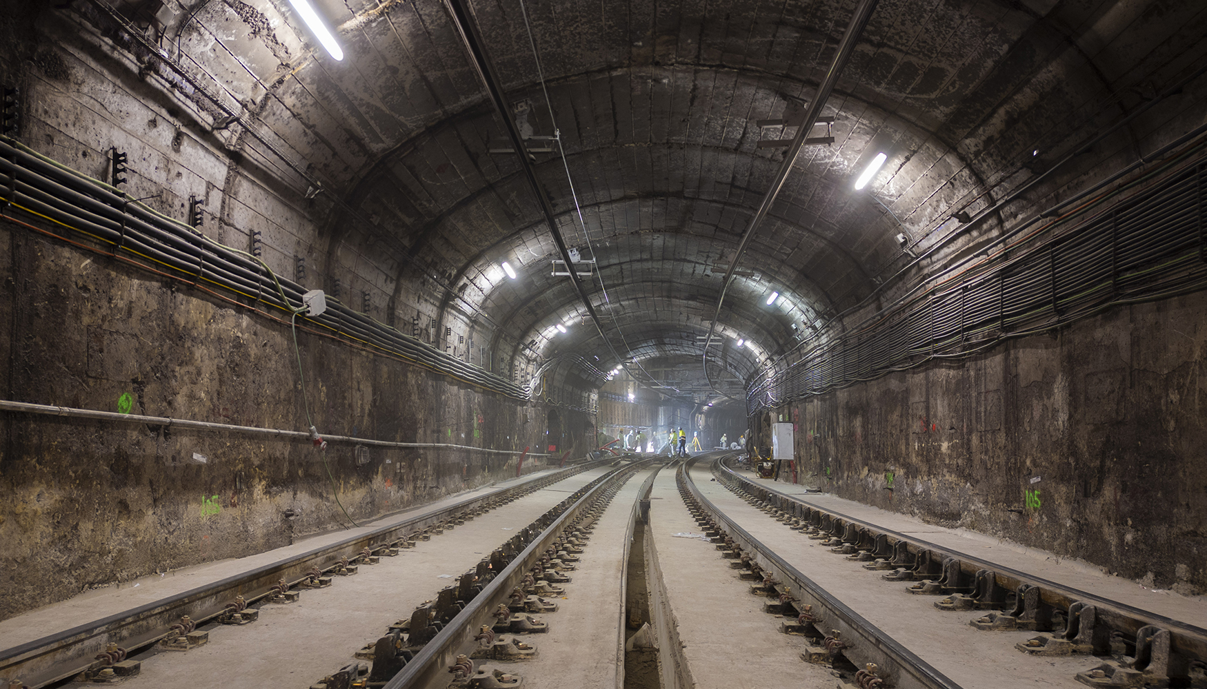 Imagen de las obras de la L�nea 6 de Metro de Madrid
