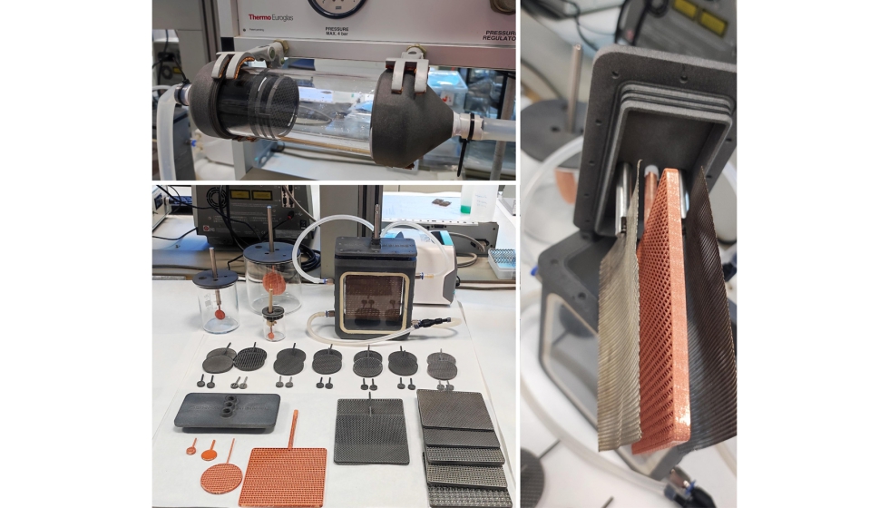 Reactores electroqu�micos desarrollados en los laboratorios de Aidimme para la validaci�n