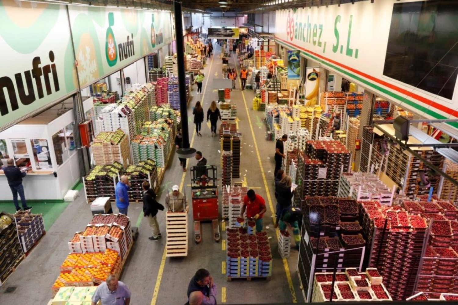 Mercamadrid es el mayor mercado mayorista de alimentos frescos de Espa�a y un referente internacional