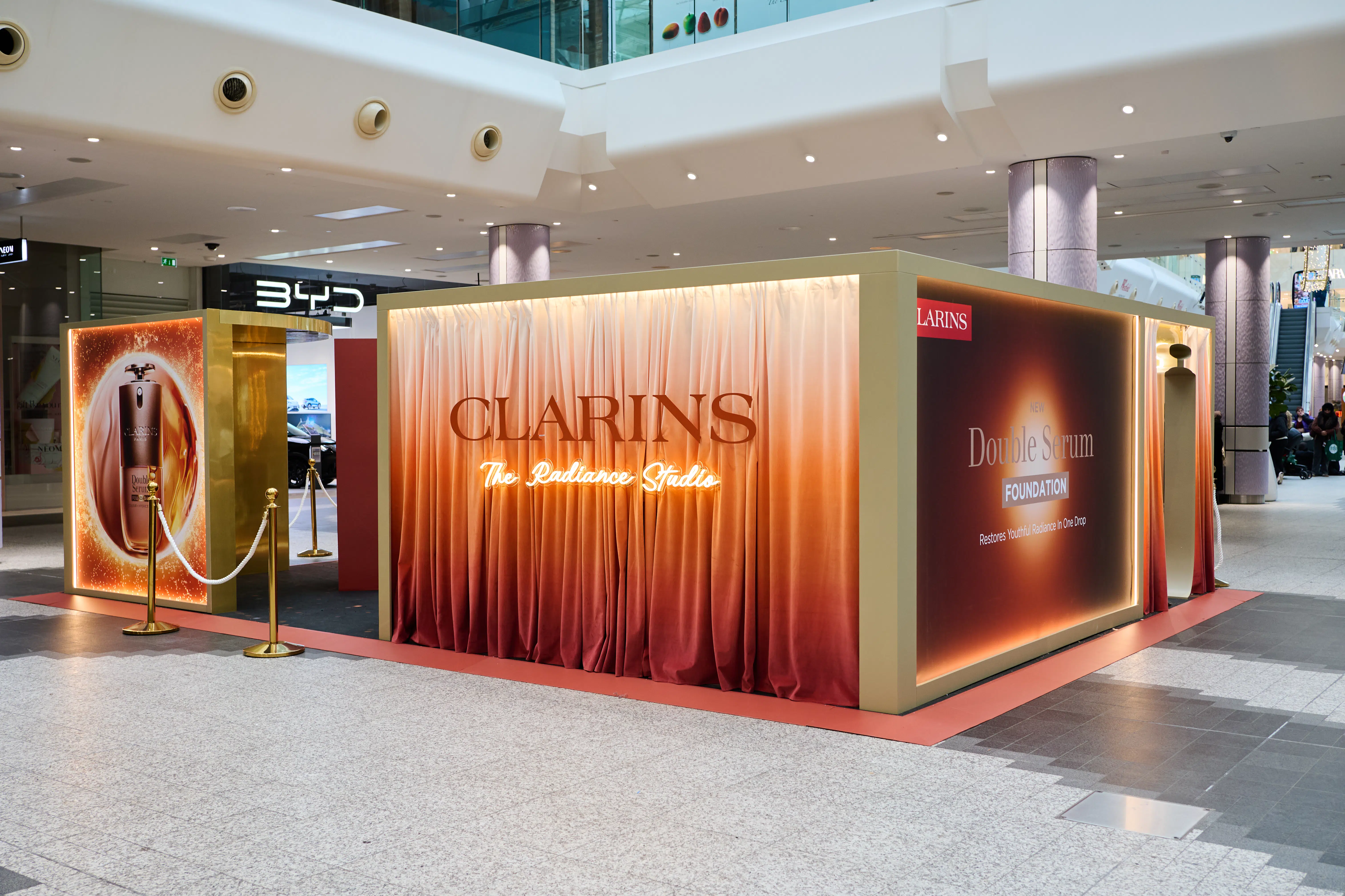 Pop-Up Clarins en Westfield