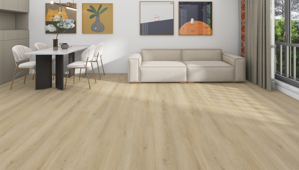 Clivinil Wonder combina un n�cleo SPC mineral con manta ac�stica integrada para mejorar el confort, la estabilidad y la rapidez de instalaci�n...