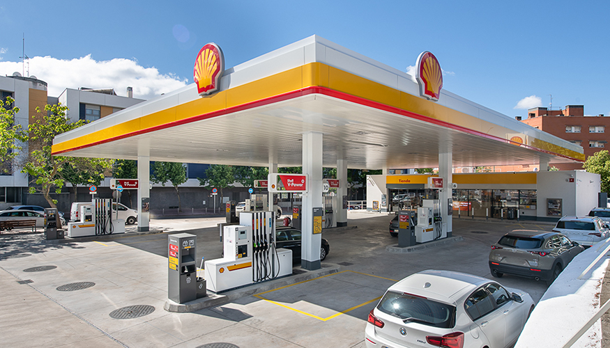 Estaci�n de servicio Disa-Shell en M�stoles (Madrid)