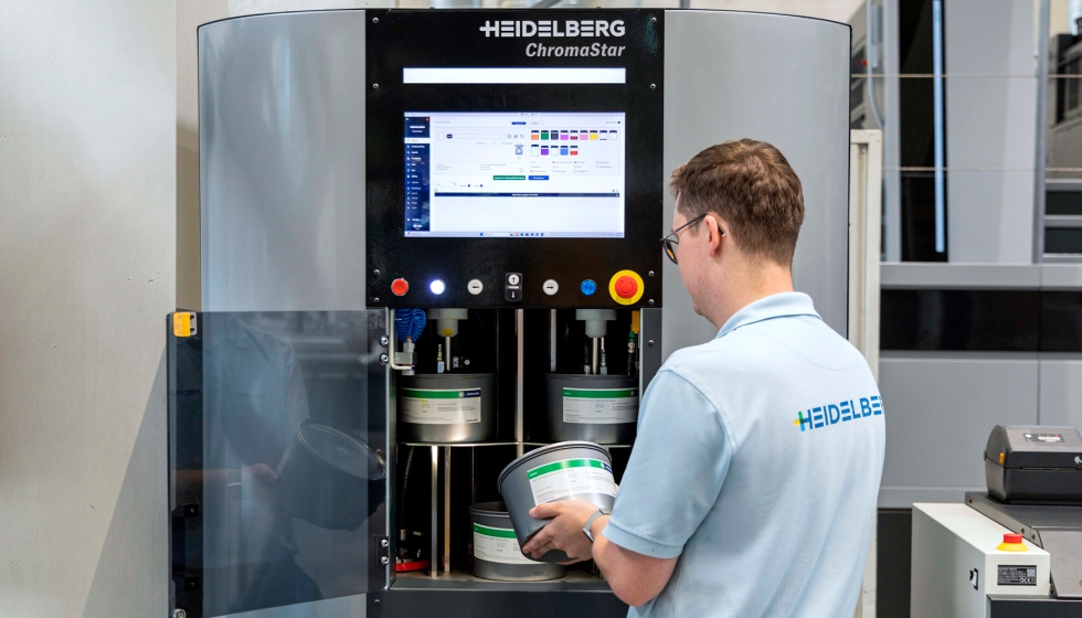 El nuevo sistema de dosificaci�n de tinta ChromaStar S ya est� disponible para demostraciones a clientes en el Home of Print de Wiesloch-Walldorf...