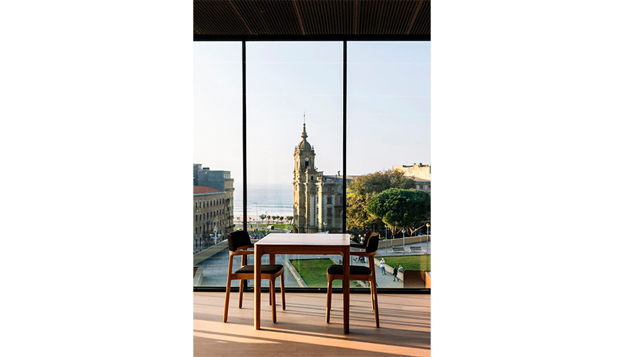 Desde el restaurante ubicado en la �ltima planta del edificio...